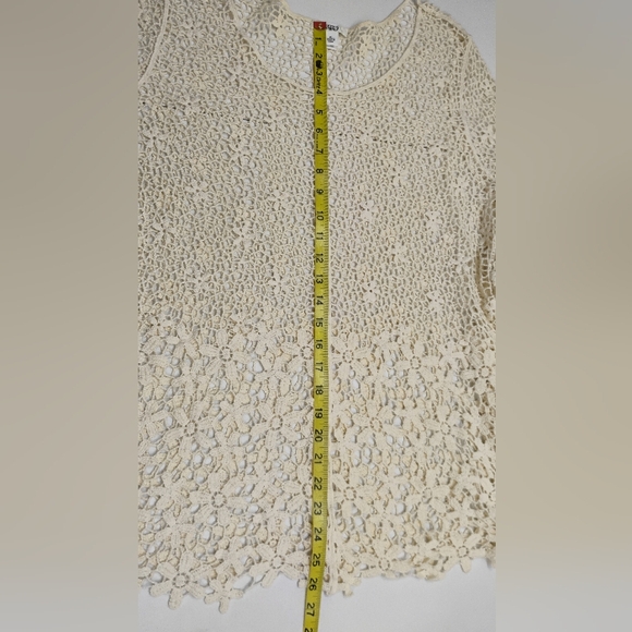 Vintage cute pansies1990's White with pansies print.Some wear throughout eac - Picture 4 of 9